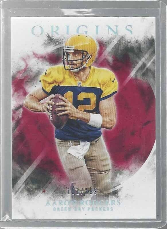 AARON RODGERS 2017 PANINI ORIGINS RED #D 101/299