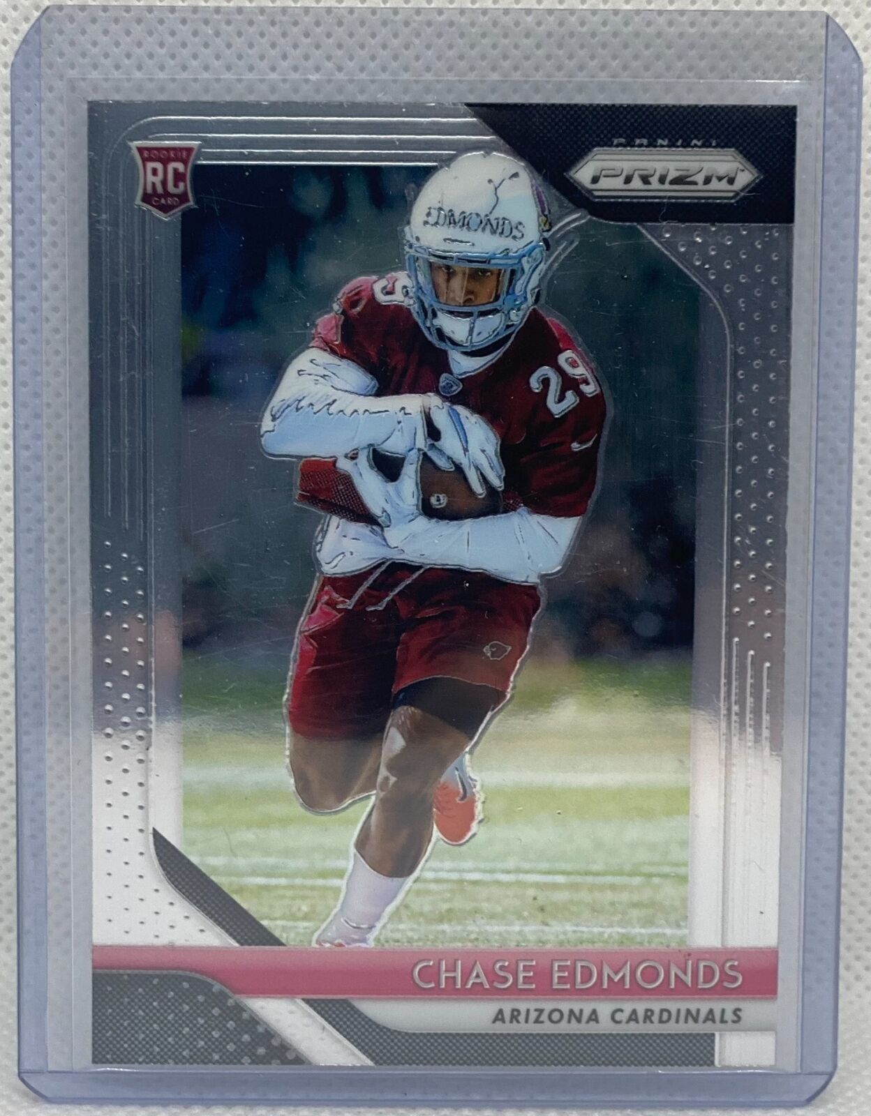 CHASE EDMONDS 2018 PANINI PRIZM TRUE ROOKIE RC #276