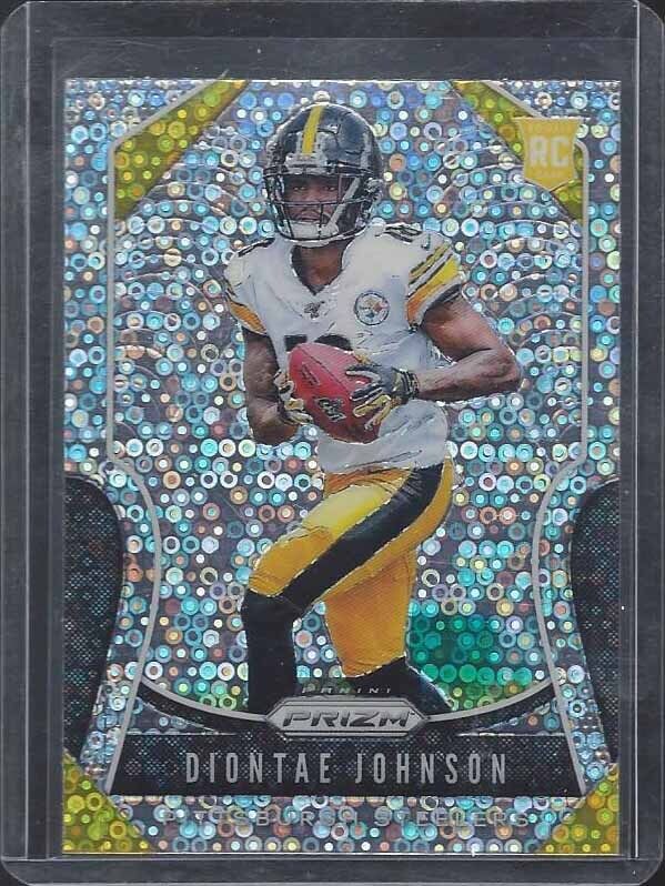 DIONTAE JOHNSON 2019 PANINI PRIZM SILVER DISCO ROOKIE PRIZMS RC #352