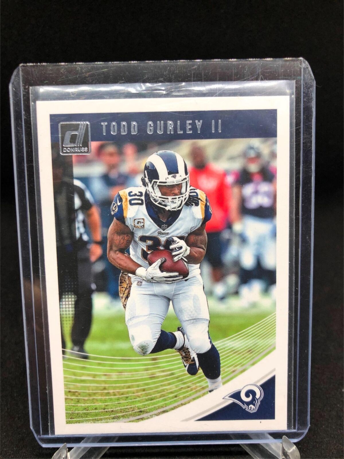 TODD GURLEY II 2018 DONRUSS AQUEOUS TEST #148
