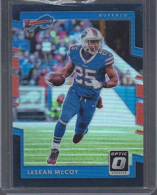 LESEAN MCCOY 2017 DONRUSS OPTIC BLACK HOLO PRIZM #D 1/25
