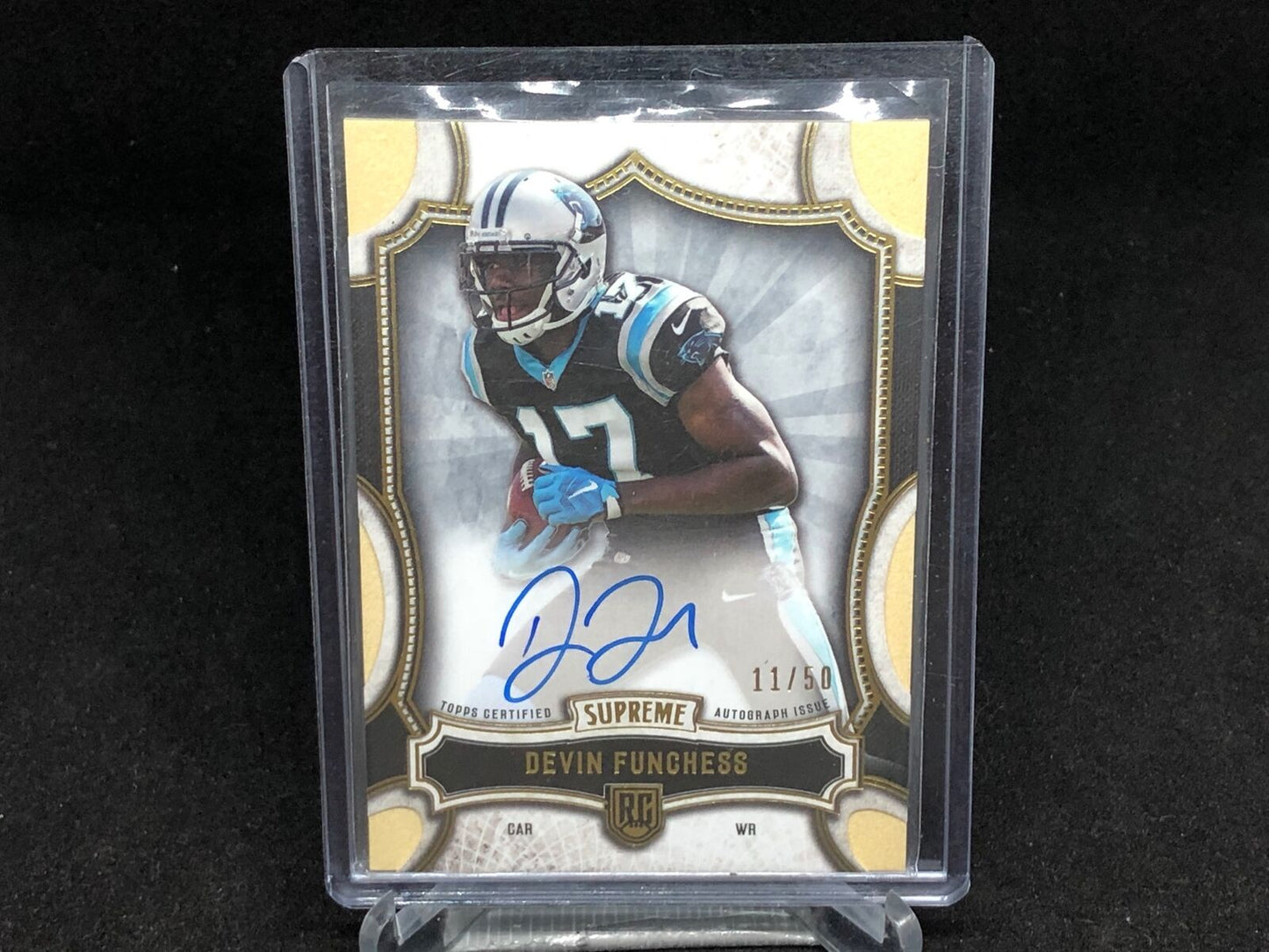 DEVIN FUNCHESS 2015 TOPPS SUPREME ON CARD AUTO RC #D 11/50
