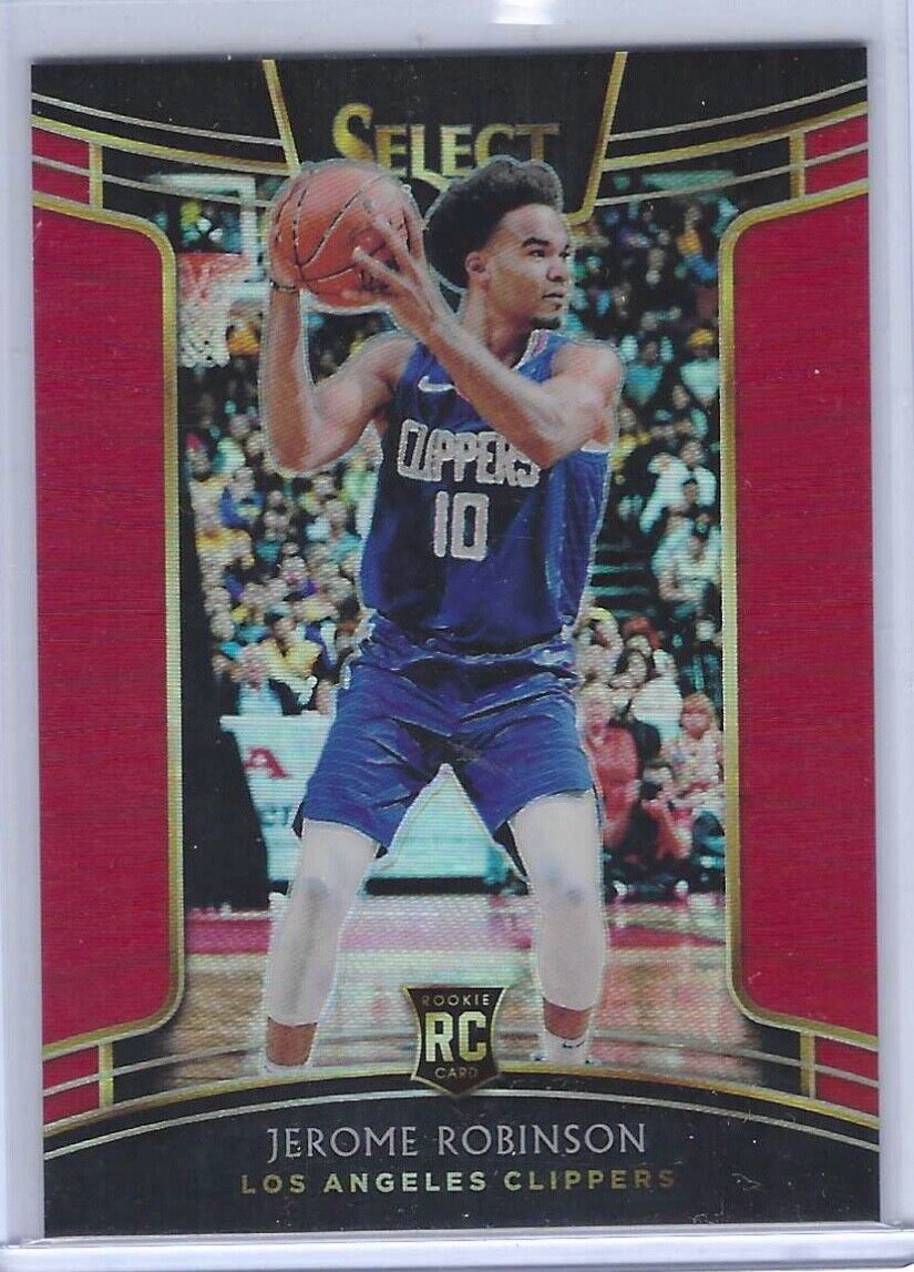 JEROME ROBINSON 2018-19 PANINI SELECT CONCOURSE LEVEL RED PRIZM RC #D 26/199