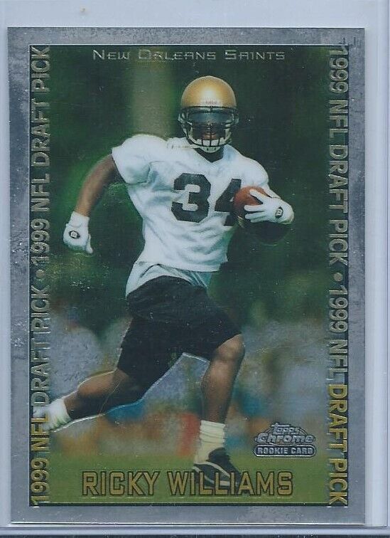 RICKY WILLIAMS 1999 TOPPS CHROME TRUE ROOKIE RC #135