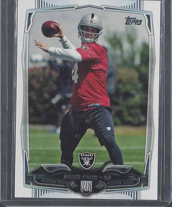 DEREK CARR 2014 TOPPS RAIDERS TRUE ROOKIE RC #438