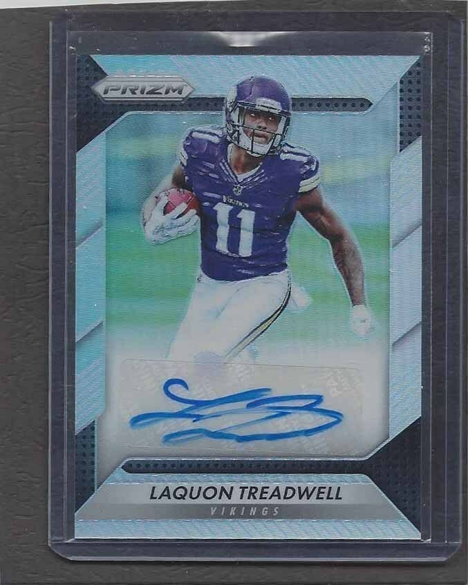 LAQUON TREADWELL 2016 PANINI PRIZM VIKINGS ROOKIE AUTO RC