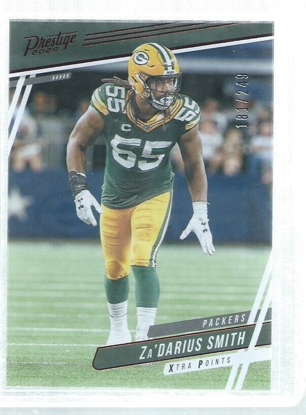 ZA'DARIUS SMITH 2020 PRESTIGE XTRA POINTS RED #D 181/249