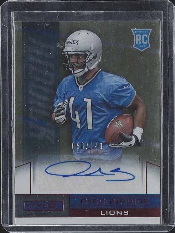 THEO RIDDICK 2013 ROOKIES & STARS LONGEVITY LIONS ROOKIE AUTO RC #D 56/149