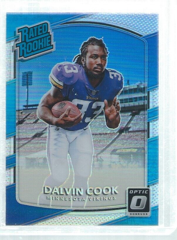DALVIN COOK 2017 DONRUSS OPTIC RATED ROOKIE SILVER HOLO RC #193