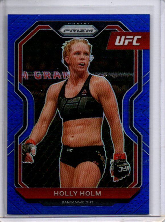 HOLLY HOLM 2021 PANINI PRIZM UFC BLUE PRIZM #D 88/199