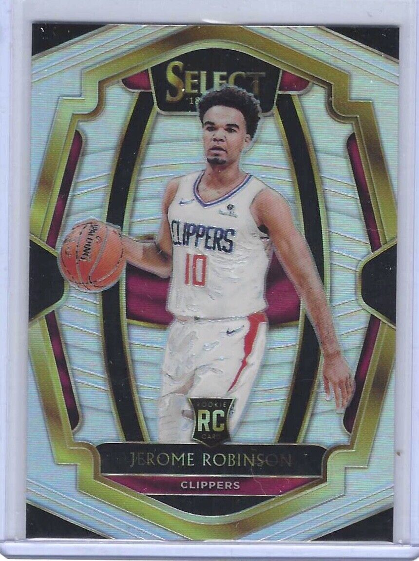 JEROME ROBINSON 2018-19 PANINI SELECT SILVER PRIZM PREMIER LEVEL ROOKIE RC #124