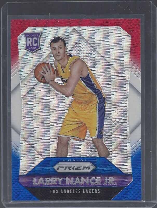 LARRY NANCE 2015-16 PANINI PRIZM RED WHITE BLUE PRIZMS ROOKIE RC #302