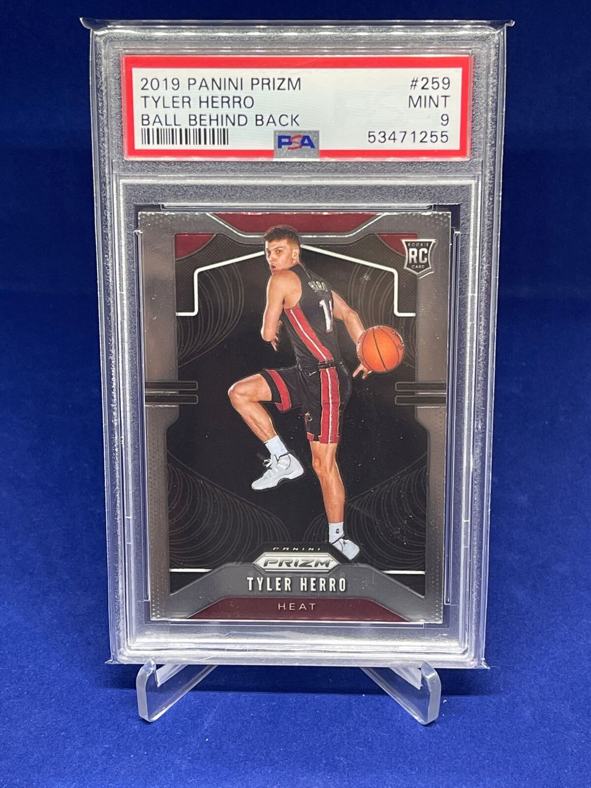 TYLER HERRO 2019-20 PANINI PRIZM SP PHOTO VARIATION ROOKIE RC #259 PSA 9 MINT