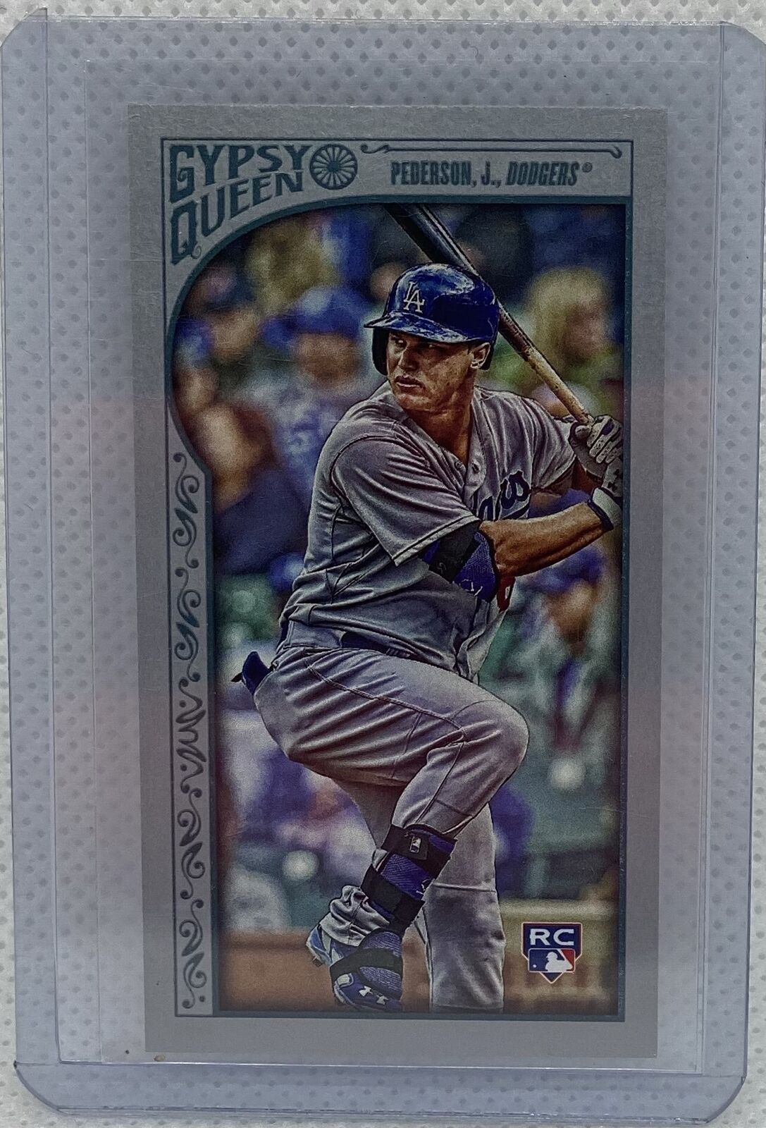 JOC PEDERSON 2015 TOPPS GYPSY QUEEN SILVER MINI RC #D 046/199