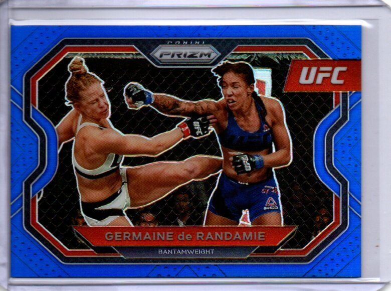 GERMAINE DE RANDAMIE 2021 PANINI PRIZM UFC BLUE PRIZM #D 164/199