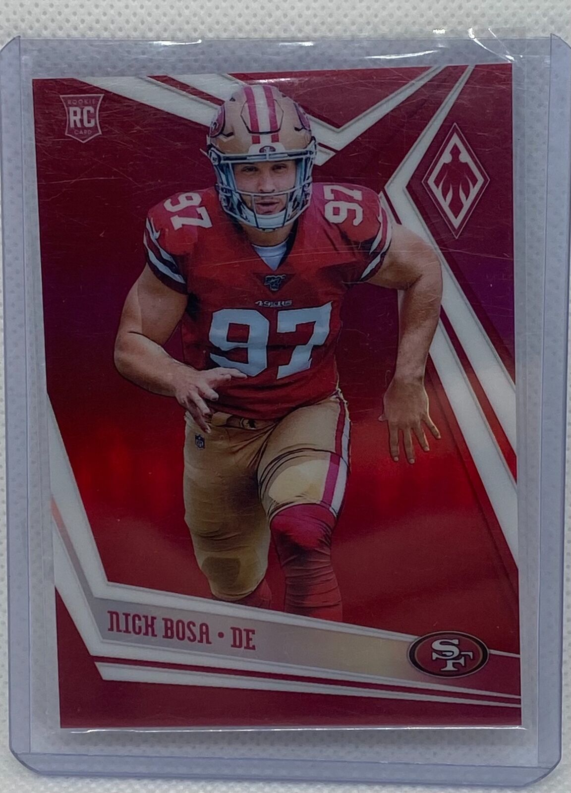 NICK BOSA 2019 PANINI PHOENIX RED PRIZM RC #D 200/299
