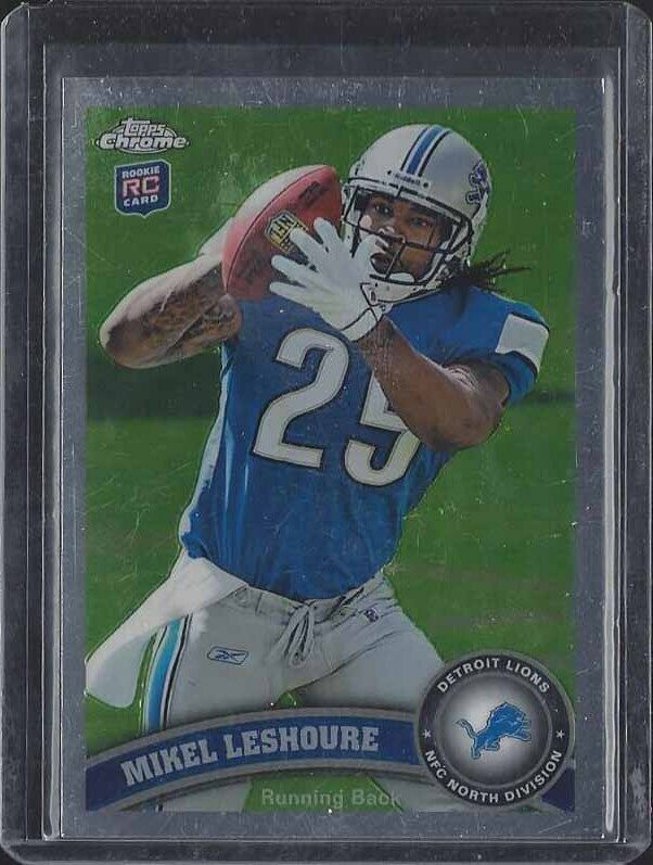 MIKEL LESHOURE 2011 TOPPS CHROME SP PHOTO VARIATION SHORT PRINT VARIANT RC #74