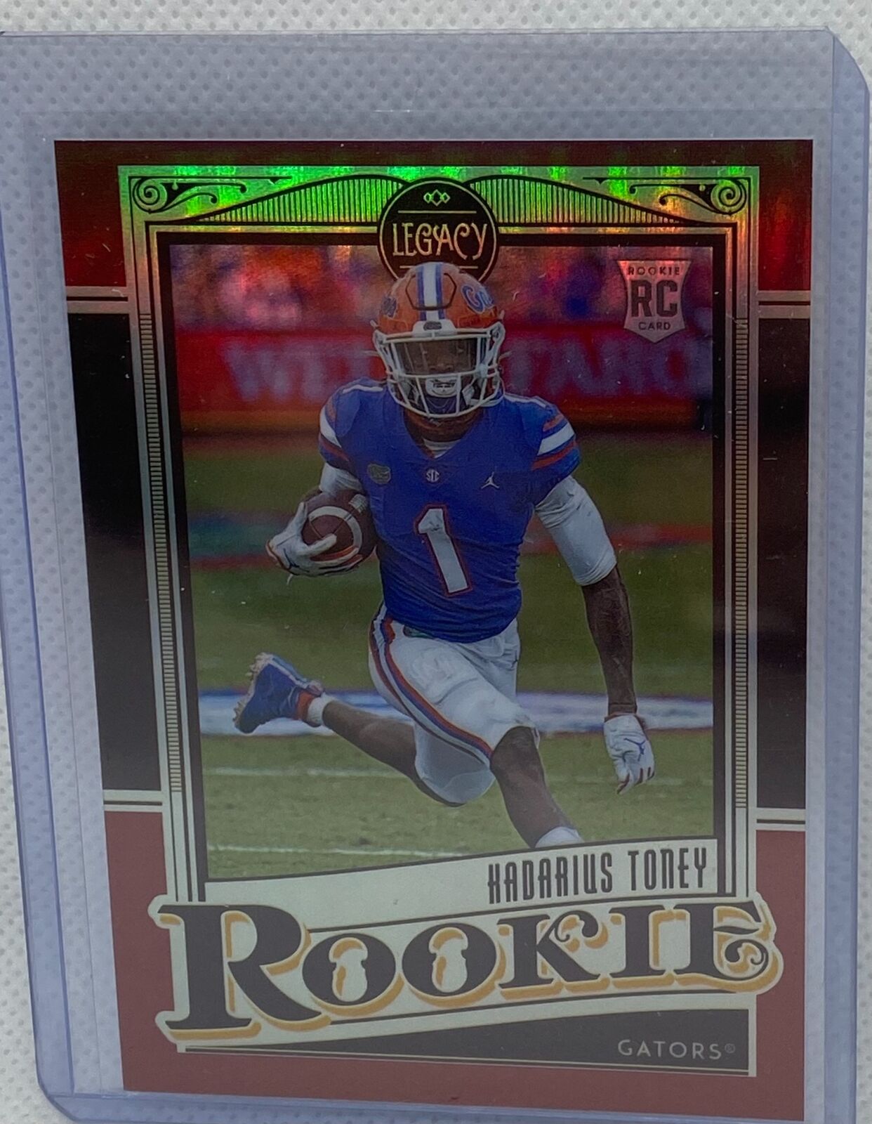 KADARIUS TONEY 2021 PANINI LEGACY ROOKIE BRONZE PRIZM RC #D 50/50