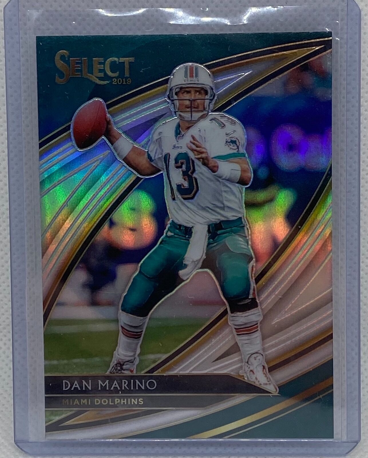DAN MARINO 2019 PANINI SELECT FEILD LEVEL SILVER PRIZMS #270