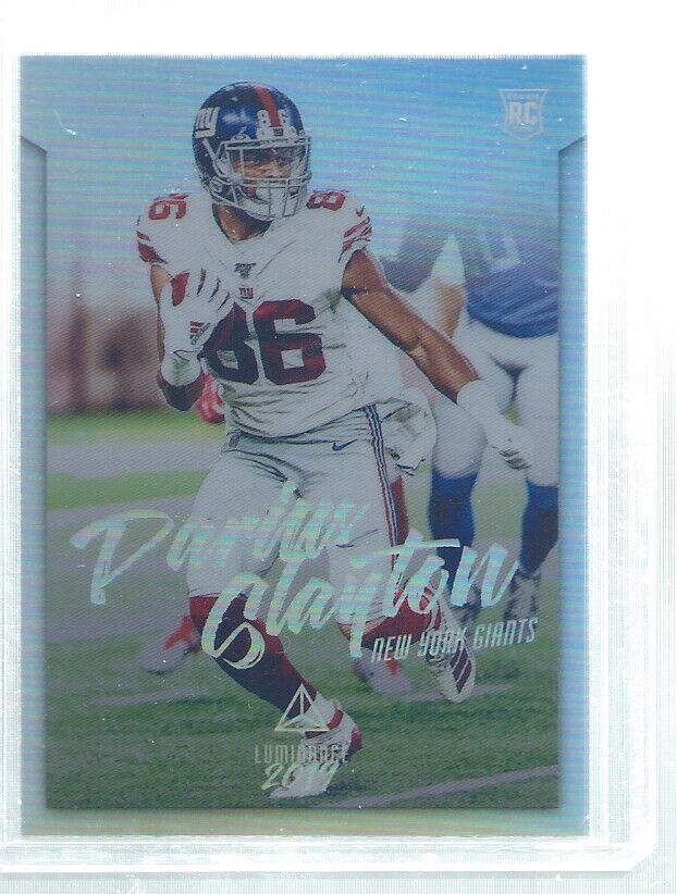 DARIUS SLAYTON 2019 CHRONICLES LUMINANCE SILVER SILVER ROOKIE RC #223