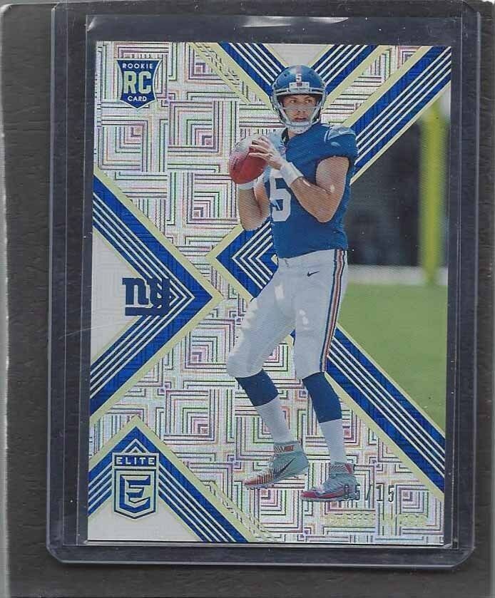 1/1 DAVIS WEBB 2017 DONRUSS ELITE BLUE ESCHER SQUARES RC #D 5/15 HIS JERSEY #5 !
