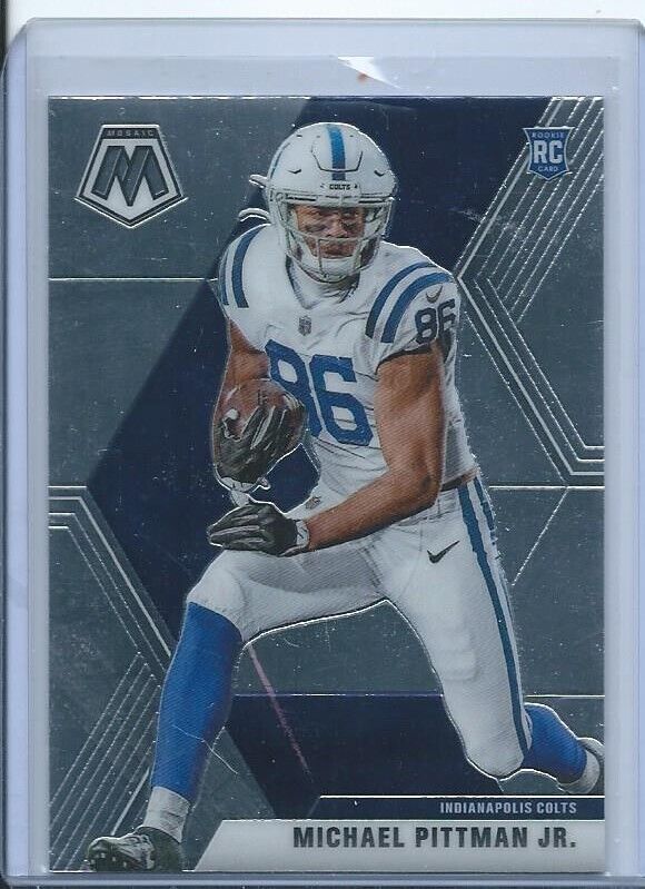 MICHAEL PITTMAN JR. 2020 PANINI MOSAIC TRUE ROOKIE RC #214