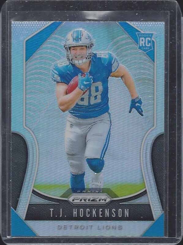 T.J. HOCKENSON 2019 PANINI PRIZM SILVER ROOKIE PRIZMS SSP RC #364