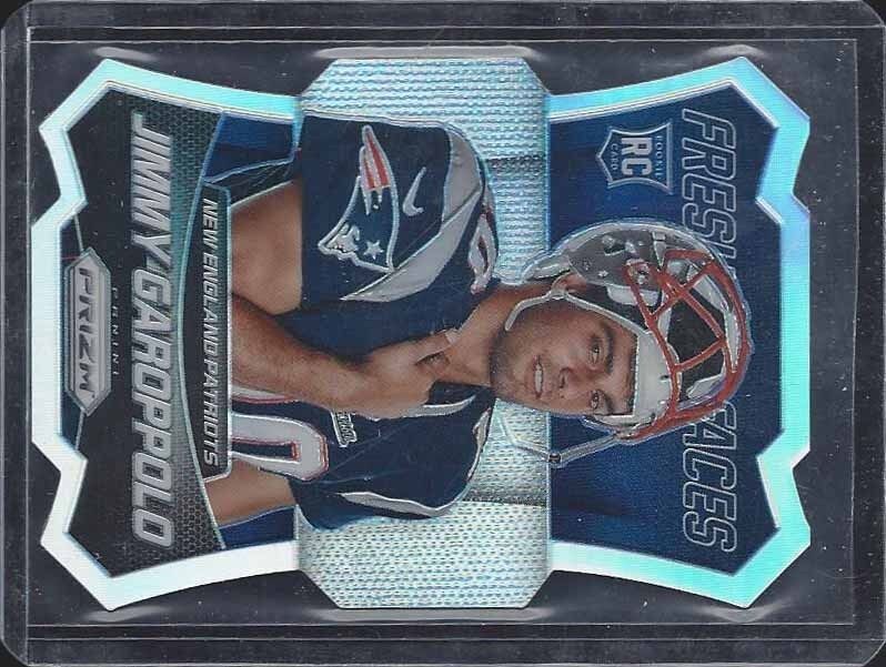 JIMMY GAROPPOLO 2014 PANINI PRIZM FRESH FACES SILVER PRIZMS DIE CUT ROOKIE RC 17