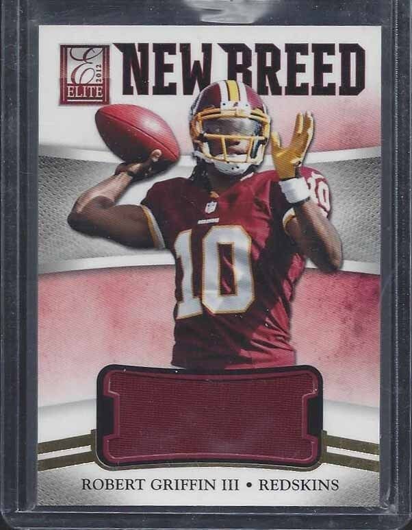 ROBERT GRIFFIN III 2012 ELITE NEW BREED ROOKIE JERSEY RC #D 13/199