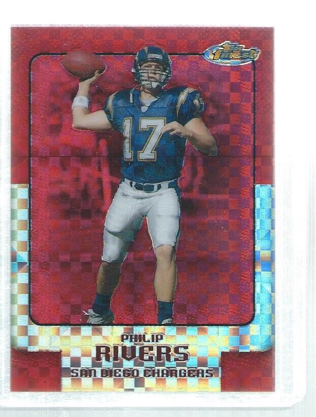 PHILIP RIVERS 2006 TOPPS FINEST RED REFRACTOR #D 34/250