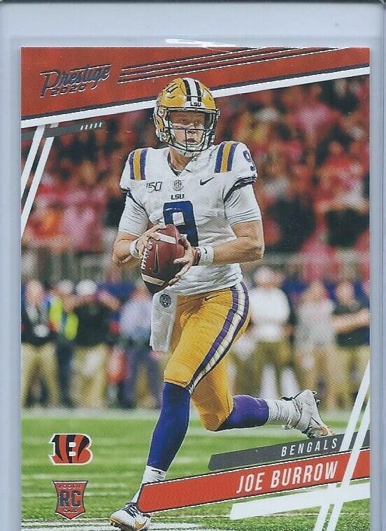 JOE BURROW 2020 PANINI PRESTIGE TRUE ROOKIE RC #258