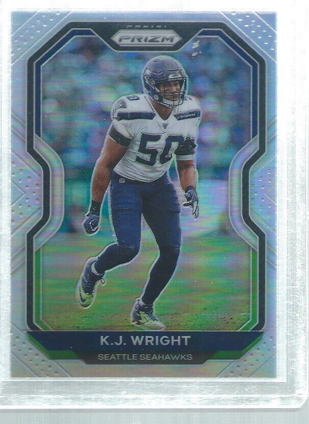 KJ WRIGHT 2020 PANINI PRIZM SILVER PRIZMS #297