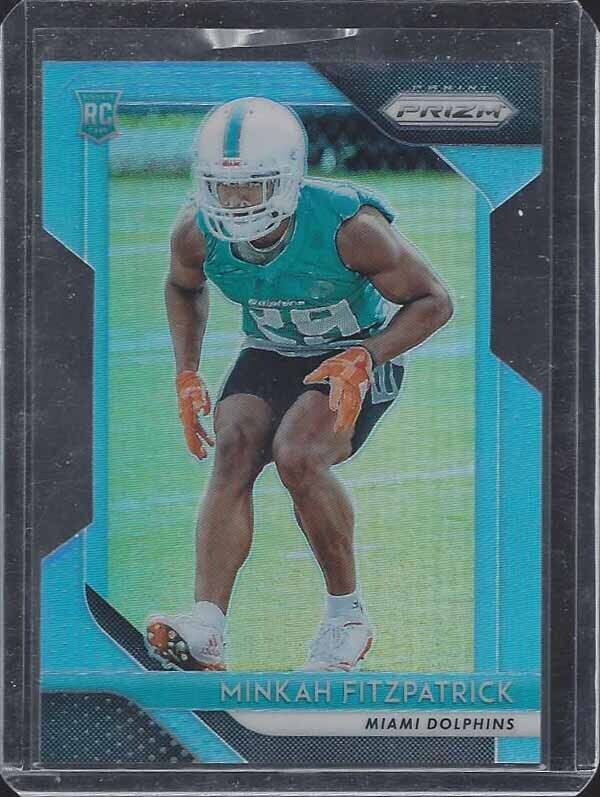 MINKAH FITZPATRICK 2018 PANINI PRIZM LIGHT BLUE DIE CUT ROOKIE PRIZMS RC #D /199