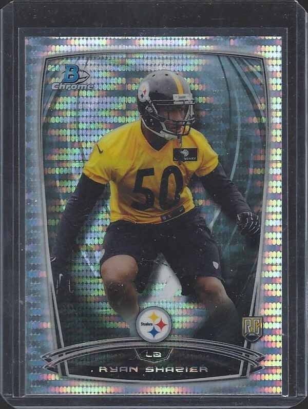 RYAN SHAZIER 2014 BOWMAN CHROME ROOKIE PULSAR REFRACTOR RC #D 212/271