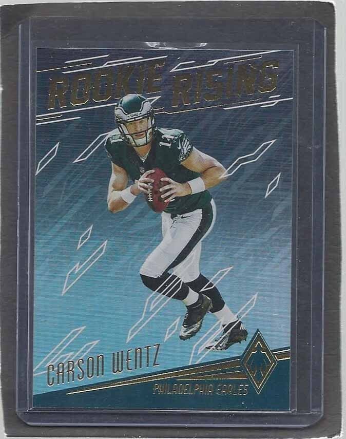 CARSON WENTZ 2017 PANINI PHOENIX ROOKIE RISING EAGLES RC