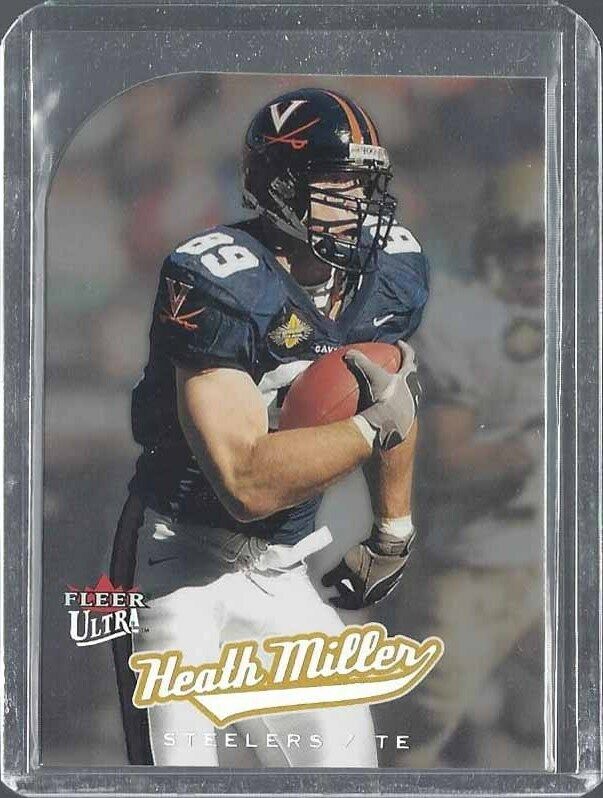 HEATH MILLER 2005 FLEER ULTRA PLATINUM MEDALLION DIE CUT ROOKIE RC #D 21/25