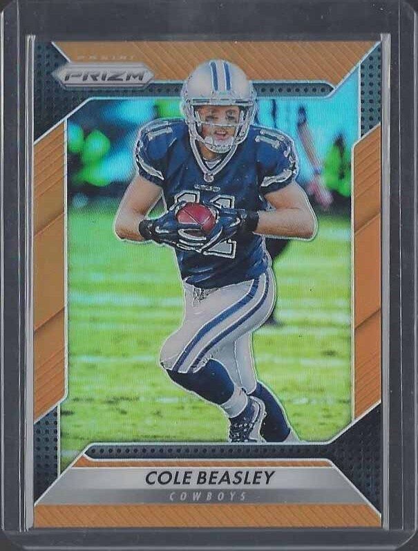COLE BEASLEY 2016 PANINI PRIZM ORANGE PRIZMS #D 57/299