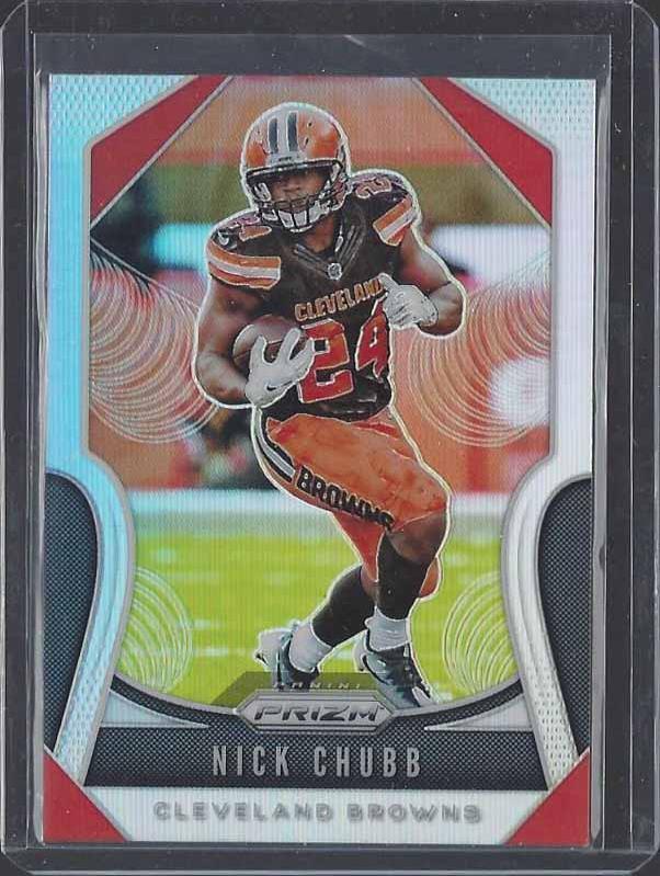 NICK CHUBB 2019 PANINI PRIZM SILVER PRIZMS SSP #89