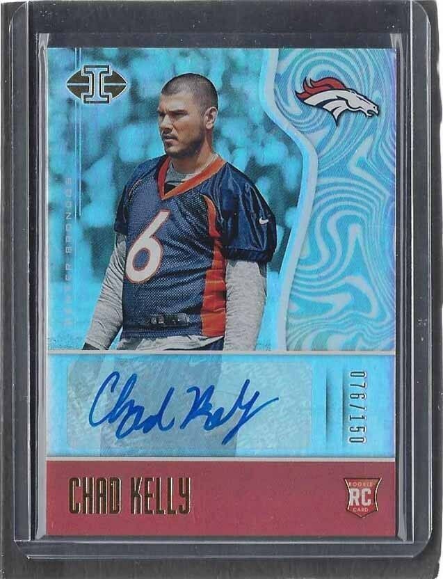 CHAD KELLY 2017 PANINI ILLUSIONS BRONCOS ROOKIE AUTO RC #D /150