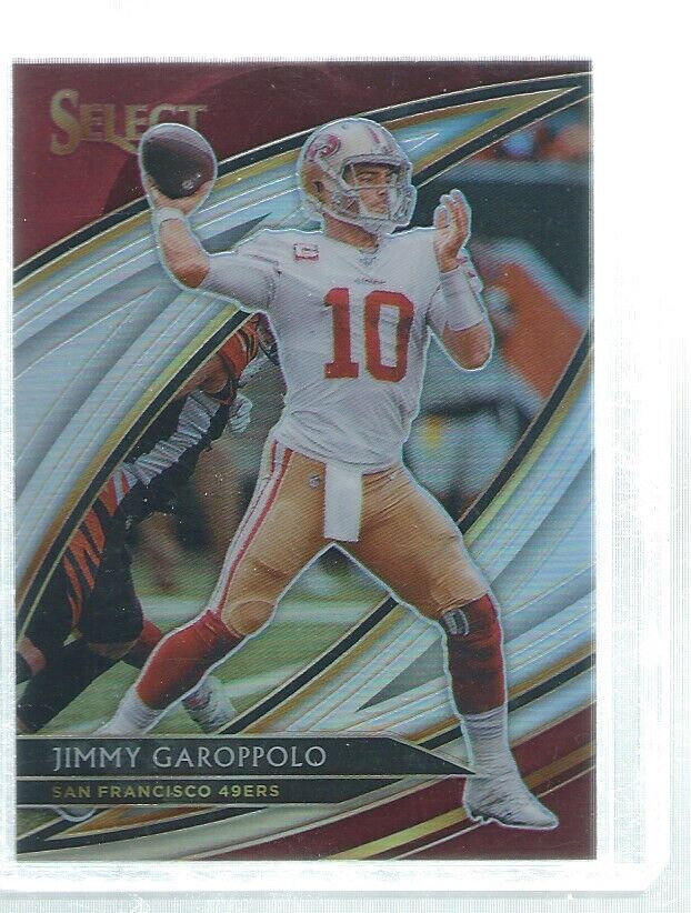 JIMMY GAROPPOLO 2019 PANINI SELECT FIELD LEVEL SILVER PRIZM #251