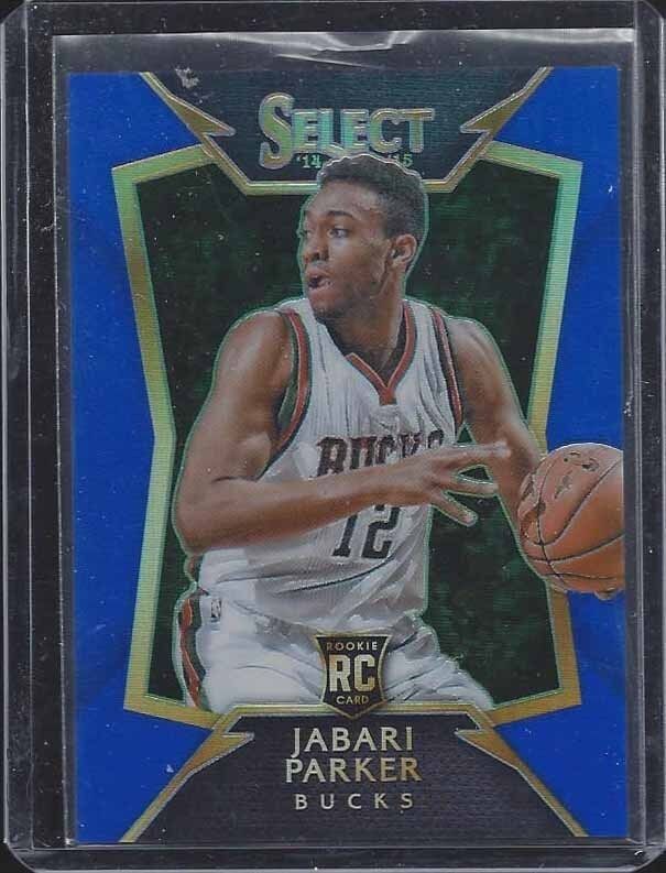 JABARI PARKER 2014-15 SELECT CONCOURSE BLUE PRIZM REFRACTOR RC #D 159/249