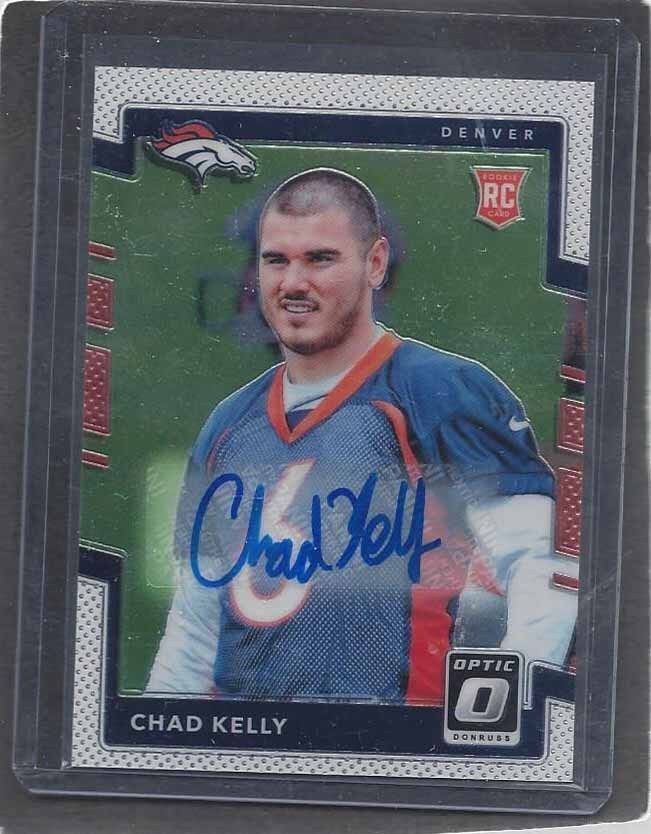 CHAD KELLY 2017 DONRUSS OPTIC BRONCOS ROOKIE AUTO RC #119