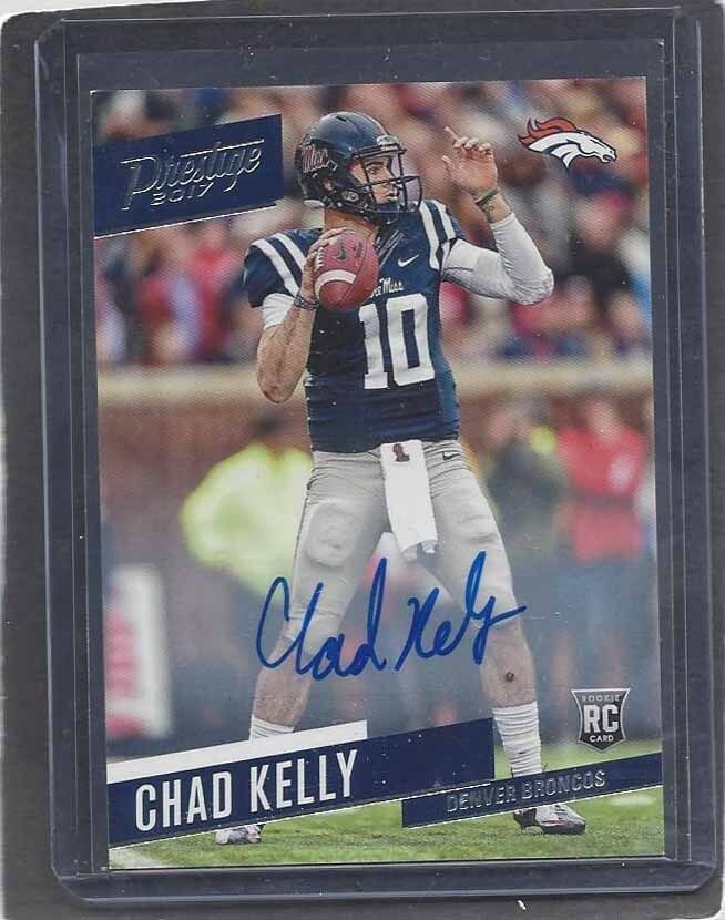 CHAD KELLY 2017 PRESTIGE BRONCOS ROOKIE AUTO RC #268