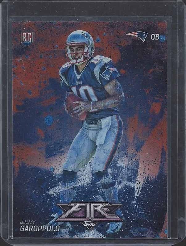 JIMMY GAROPPOLO 2014 TOPPS FIRE SILVER FOIL ROOKIE RC #115