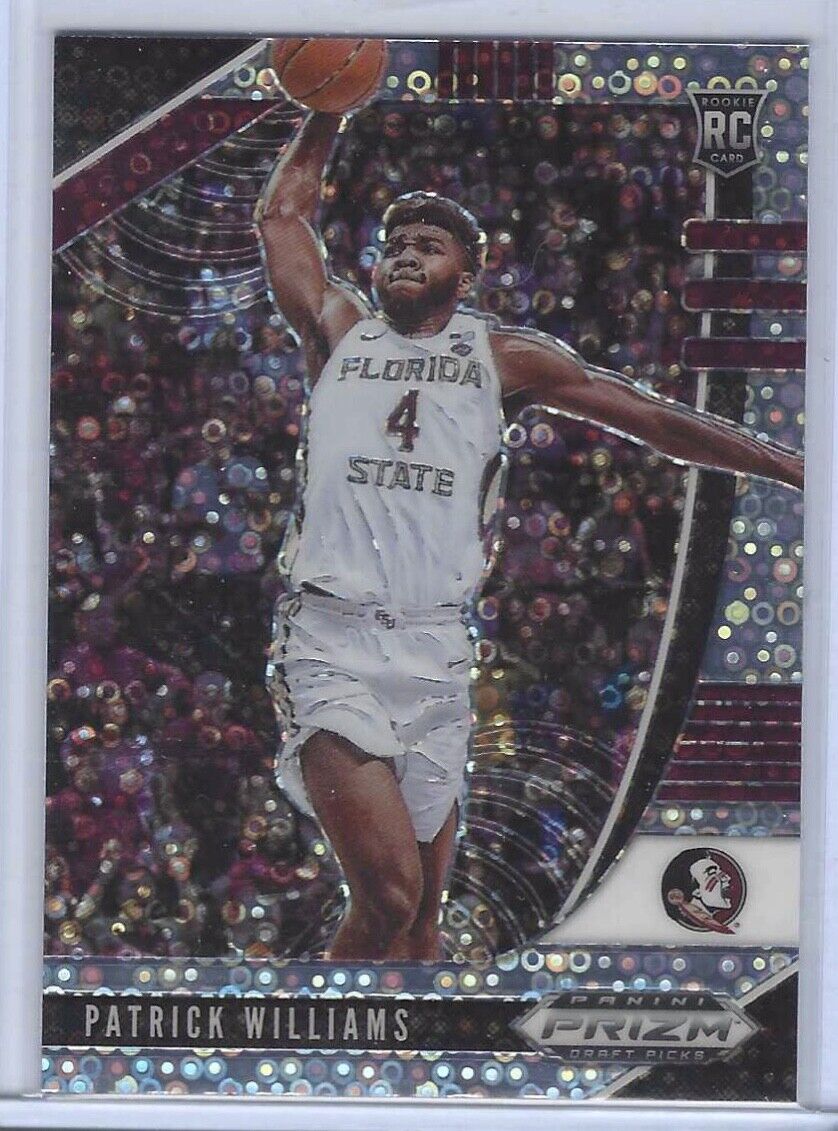 PATRICK WILLIAMS 2010-21 PANINI PRIZM DRAFT PICKS SILVER DISCO ROOKIE RC #60