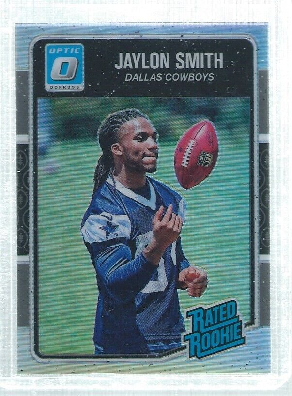JAYLON SMITH 2016 DONRUSS OPTIC RATED ROOKIE SILVER HOLO RC #172