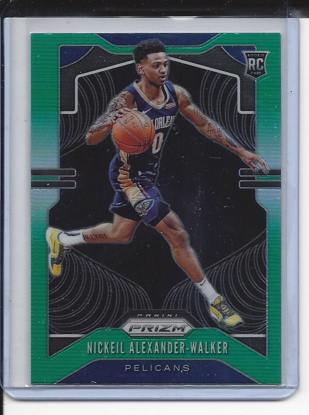 NICKEIL ALEXANDER WALKER 2019-20 PANINI PRIZM GREEN ROOKIE PRIZMS RC #263