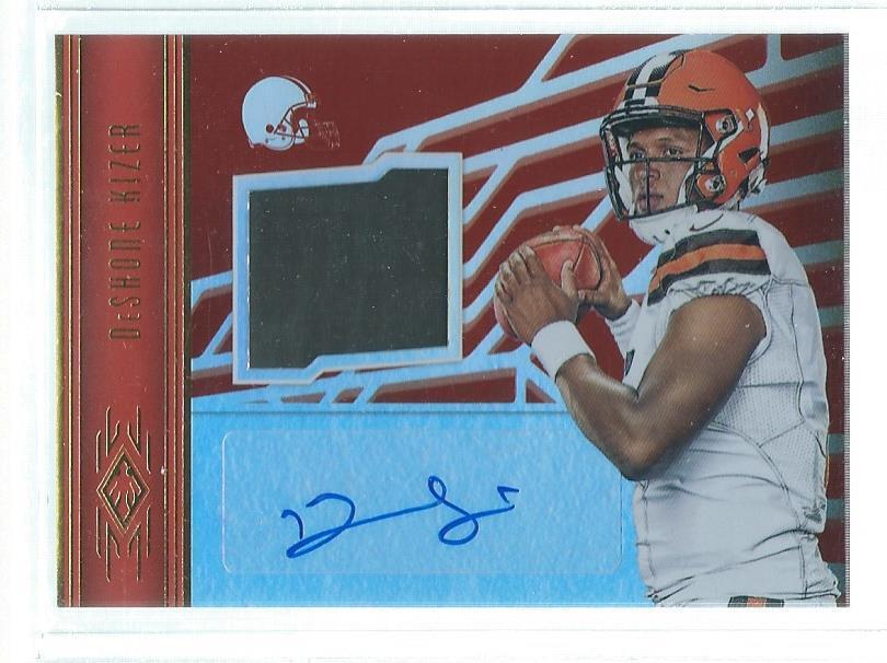 DESHONE KIZER 2017 PANINI PHOENIX JERSEY AUTO RED RC #D 9/75