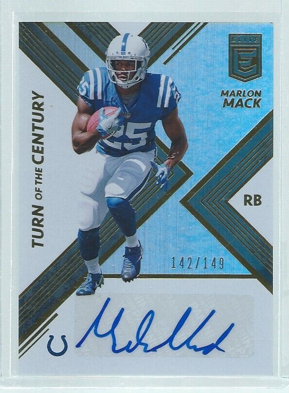 MARLON MACK 2017 DONRUSS ELITE TURN OF THE CENTURY AUTO RC #D /149