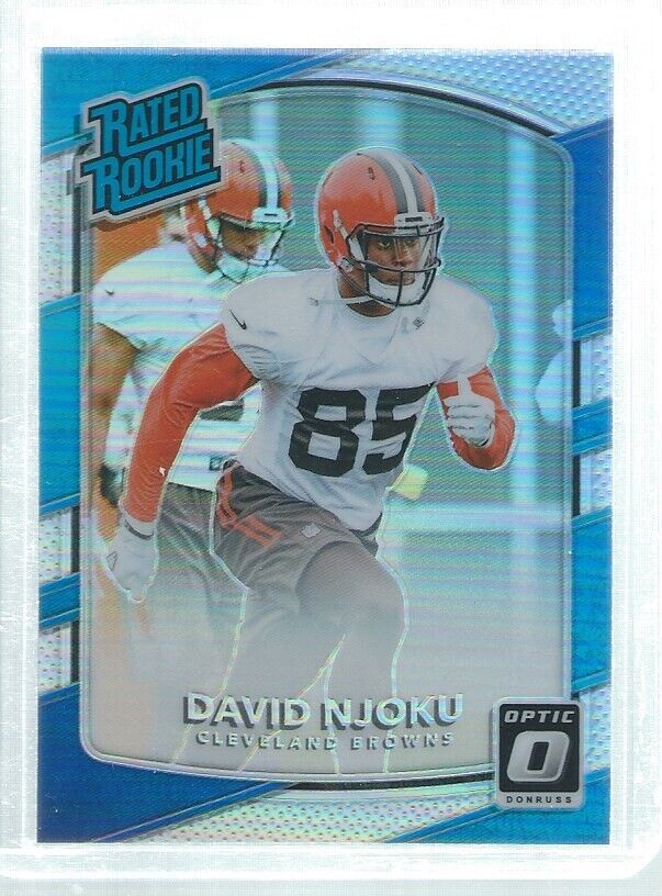 DAVID NJOKU 2017 DONRUSS OPTIC RATED ROOKIE SILVER HOLO RC #164